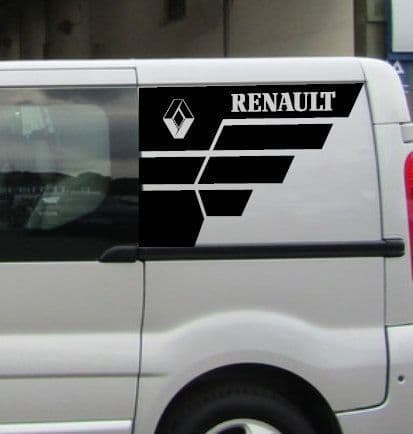 2 x TVP Side Designs Choice Of Colour - Renault - Nissan or Vauxhall - LWB or SWB