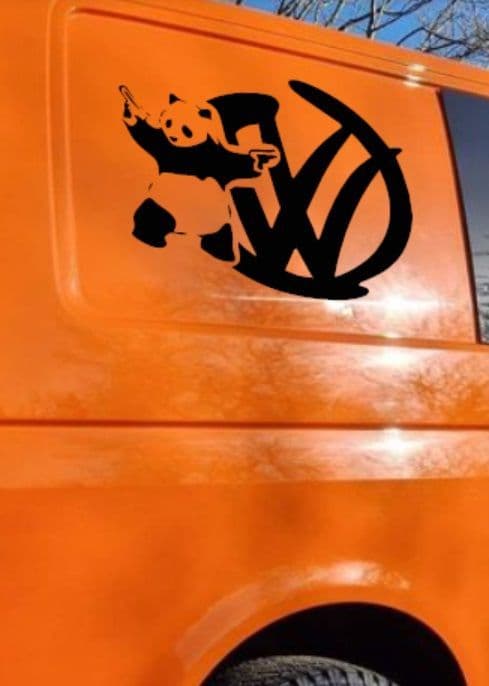 2 x VW Banksy Panda Designs