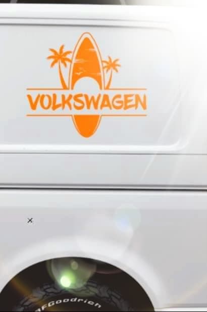 2 x VW Surf Board Volkswagen Side Designs