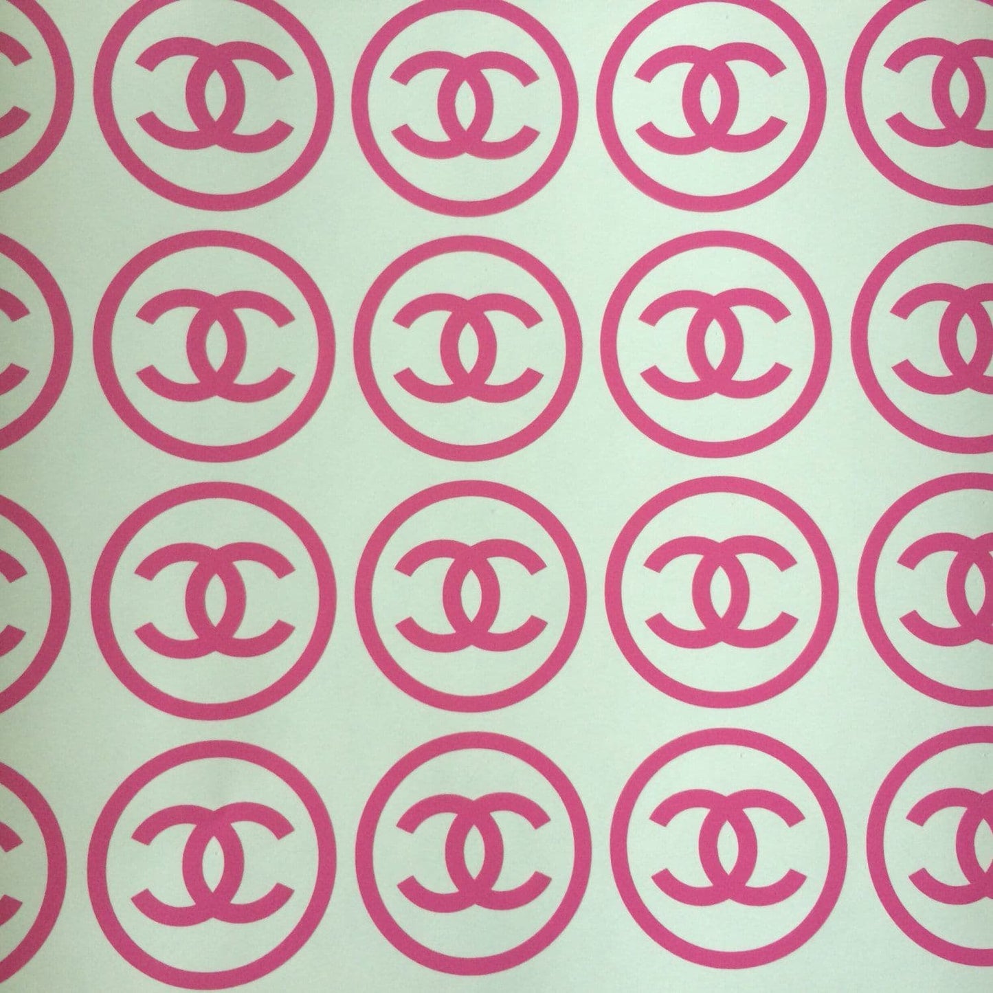 20  Chanel Stickers - Circle Logo