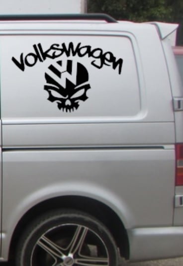 Copy of 2 x VW Golfer Logos - Side Designs