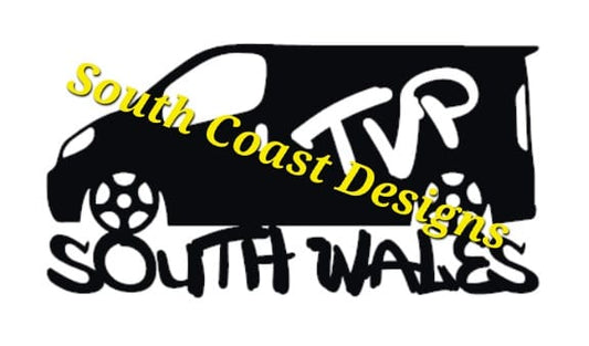 TVP South WALES Van Sticker - Facebook Group