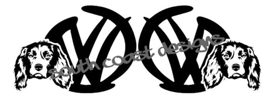 2 x Springer Spaniel Logos - Side Designs