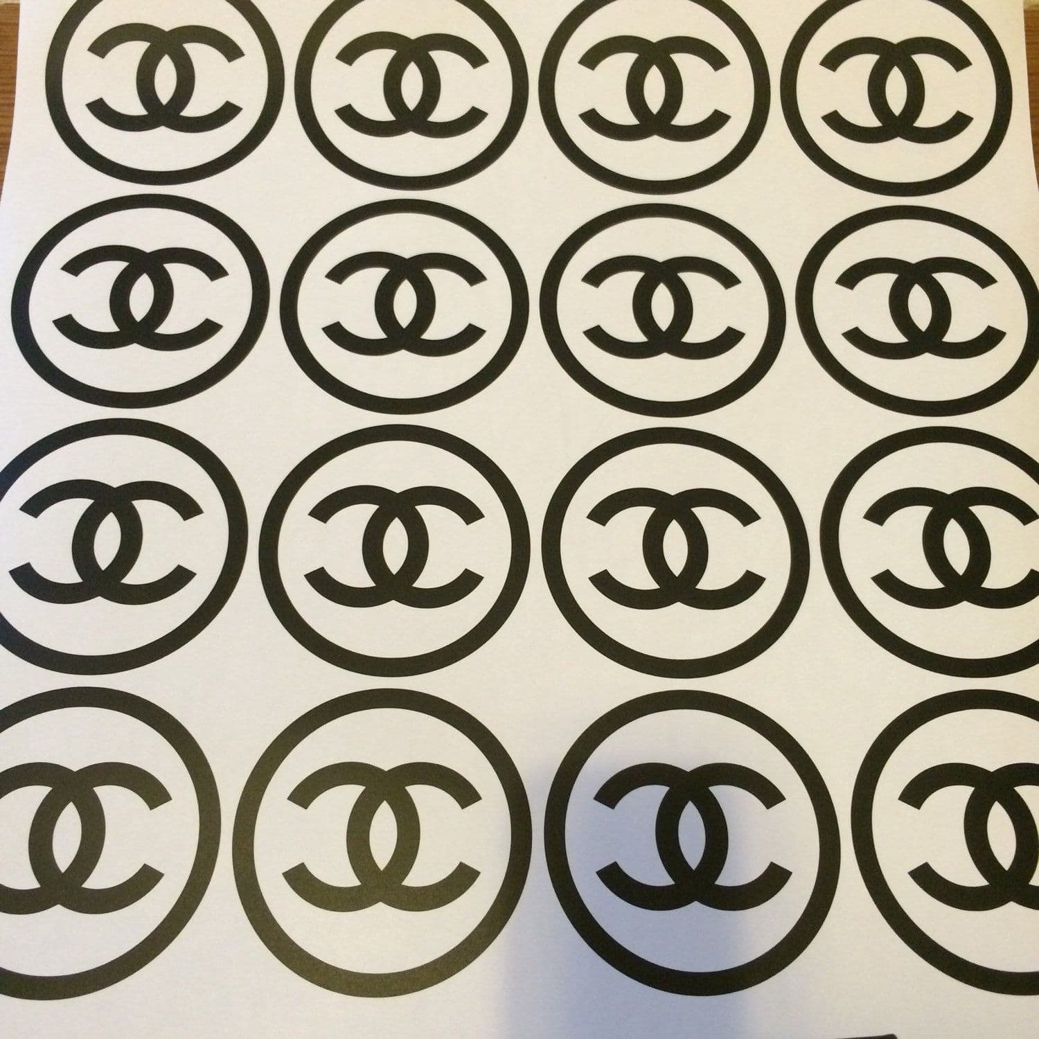 20 Chanel Stickers - Circle Logo – South Coast Designs