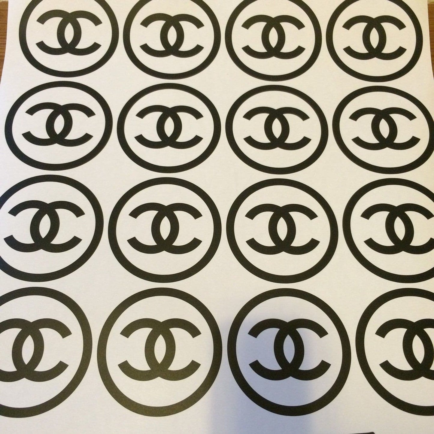 20 Chanel Stickers - Circle Logo