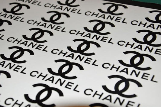 20 Large Chanel Stickers