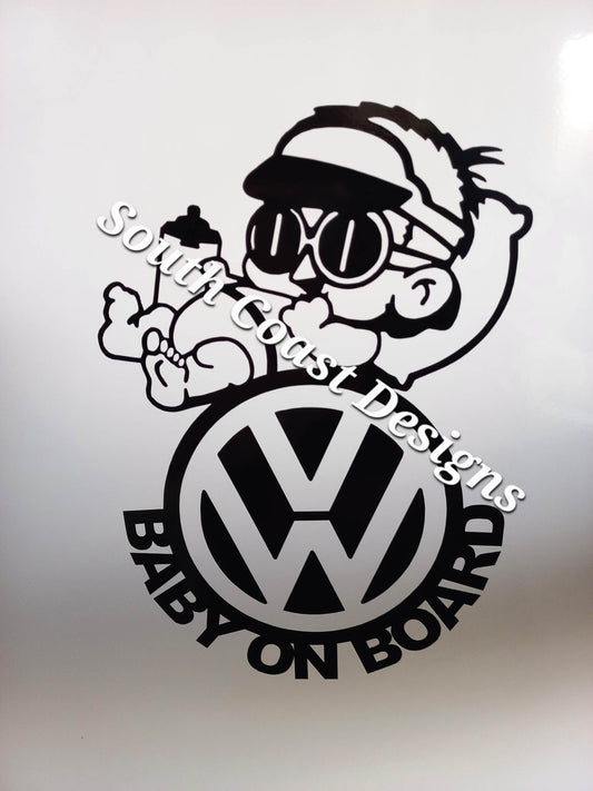 VW Baby On Board Sticker 21cm x 14cm