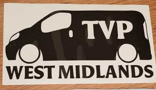 TVP West Midlands Van Sticker - Facebook Group