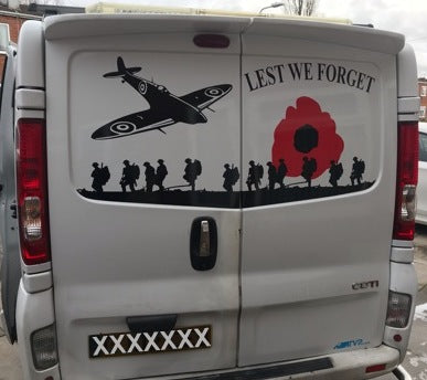 TVP Large Plane Lest We Forget - (MADE FOR ANY MODEL)