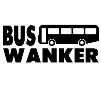 Bus W@nker Sticker