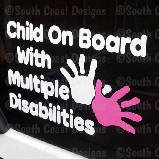 Child On Board With Multiple Disabilities