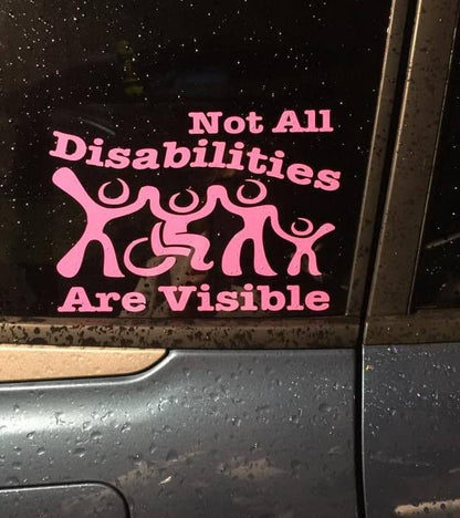 Not All Disabilities Are Visible