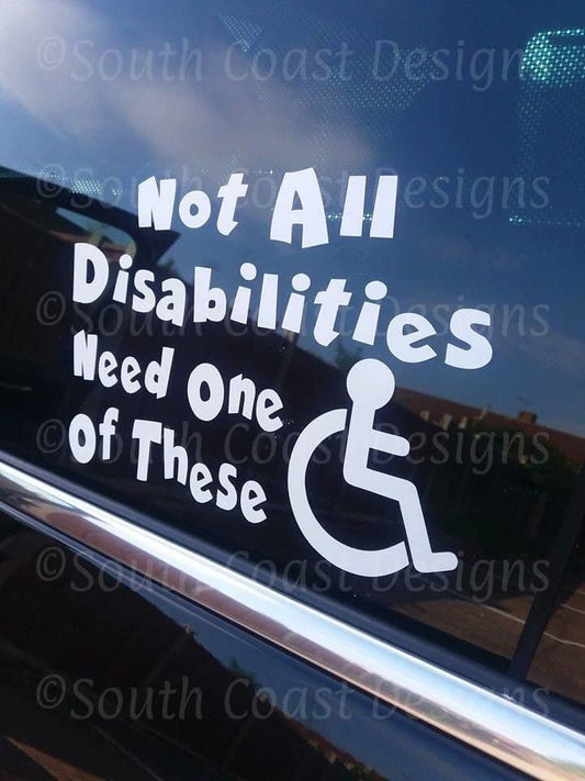 Not All Disabilities Need One Of These